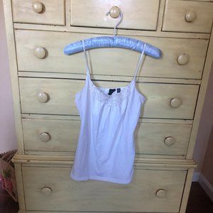 Espirit Lace Embellished Cami - size Large